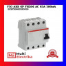 УЗО ABB FH204 AC-63/0,3 4-х полюсное тип AC 63A 300mA 2CSF204003R3630
