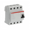 УЗО ABB FH204 AC-63/0,3 4-х полюсное тип AC 63A 300mA 2CSF204003R3630 фото 3 — Multielectrika