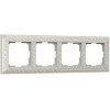 Рамка на 4 поста (жемчужный) WL07-Frame-04 фото 1 — Multielectrika