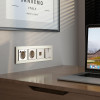 Рамка из стекла на 4 поста Senso шампань soft-touch W0043111 фото 2 &mdash; Multielectrika