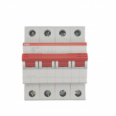 Рубильник 4-полюсный ABB SHD204/50 рычаг красный 2CDD274111R0050 &mdash; Multielectrika