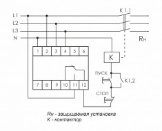 Реле напряжения (трёхфазный-АС / Ампер-16 / Контакт-1NO/NC) CP-730 &mdash; Multielectrika