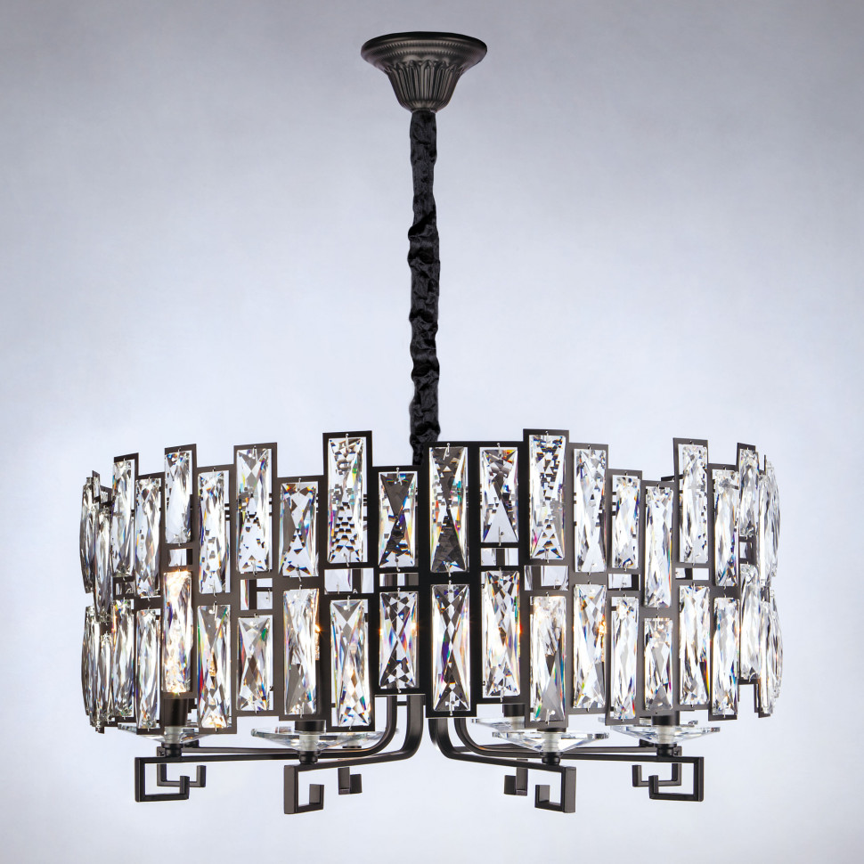 Умный подвесной светильник 352/8 черный фото 1 — Multielectrika