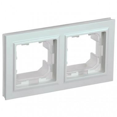 Рамка на 2 поста IP44 IEK Brite РУ-2-БрЖ-44 жемчуг — Multielectrika