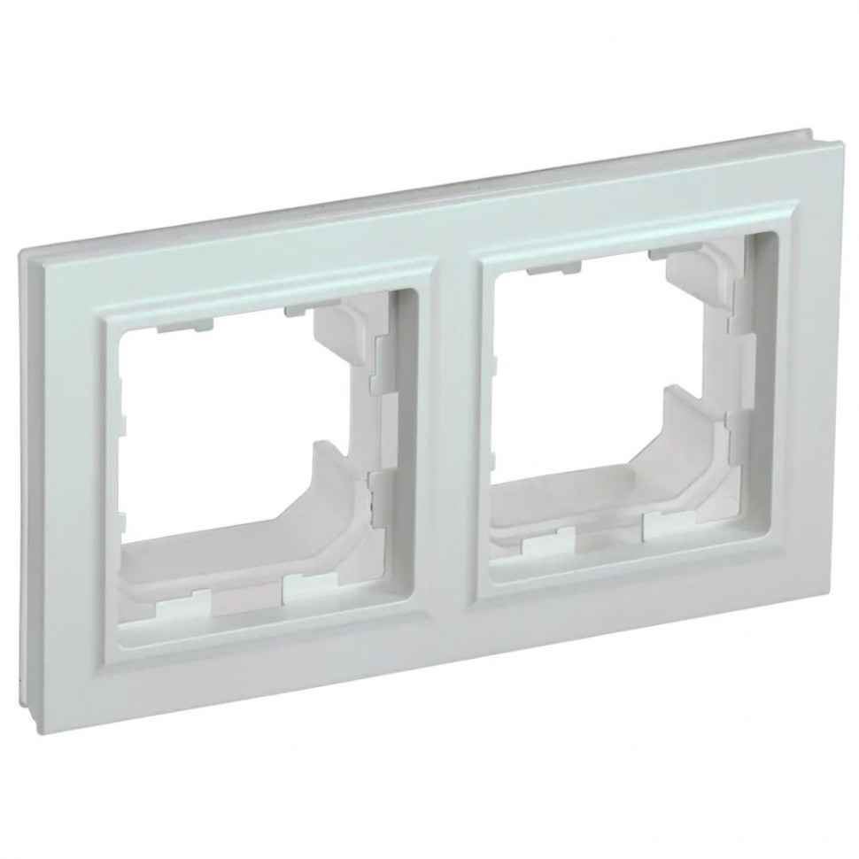 Рамка на 2 поста IP44 IEK Brite РУ-2-БрЖ-44 жемчуг фото 1 — Multielectrika