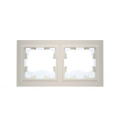Рамка на 2 поста IP44 IEK Brite РУ-2-БрЖ-44 жемчуг &mdash; Multielectrika