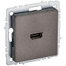 Розетка HDMI IEK Brite РHDMI-0-БрТБ темная бронза