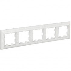 Рамка на 5 поста IEK Brite РУ-5-Бр белый/белый &mdash; Multielectrika