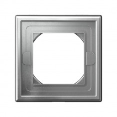 Рамка на 1 пост Systeme Electric ArtGallery Aqua IP44, алюминий &mdash; Multielectrika