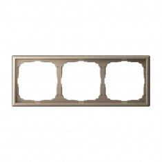 Рамка на 3 поста Systeme Electric ArtGallery универсальная, шампань &mdash; Multielectrika