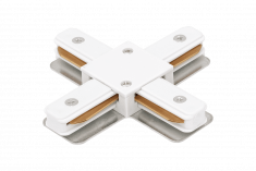 CN2-WH-X Коннектор для трековых систем, белый &mdash; Multielectrika
