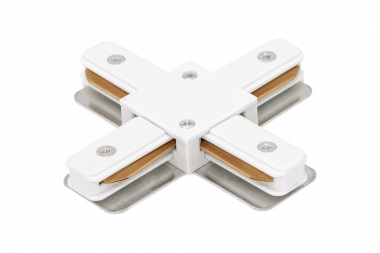 CN2-WH-X Коннектор для трековых систем, белый &mdash; Multielectrika