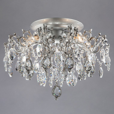 Потолочная люстра с хрусталем 276/5 Strotskis — Multielectrika