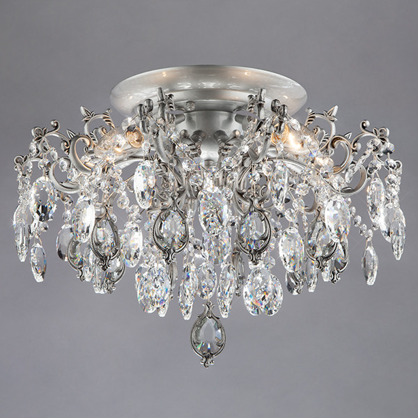 Потолочная люстра с хрусталем 276/5 Strotskis фото 1 — Multielectrika