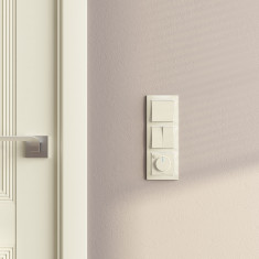 Рамка из поликарбоната на 3 поста Snabb Basic слоновая кость W0032003 &mdash; Multielectrika