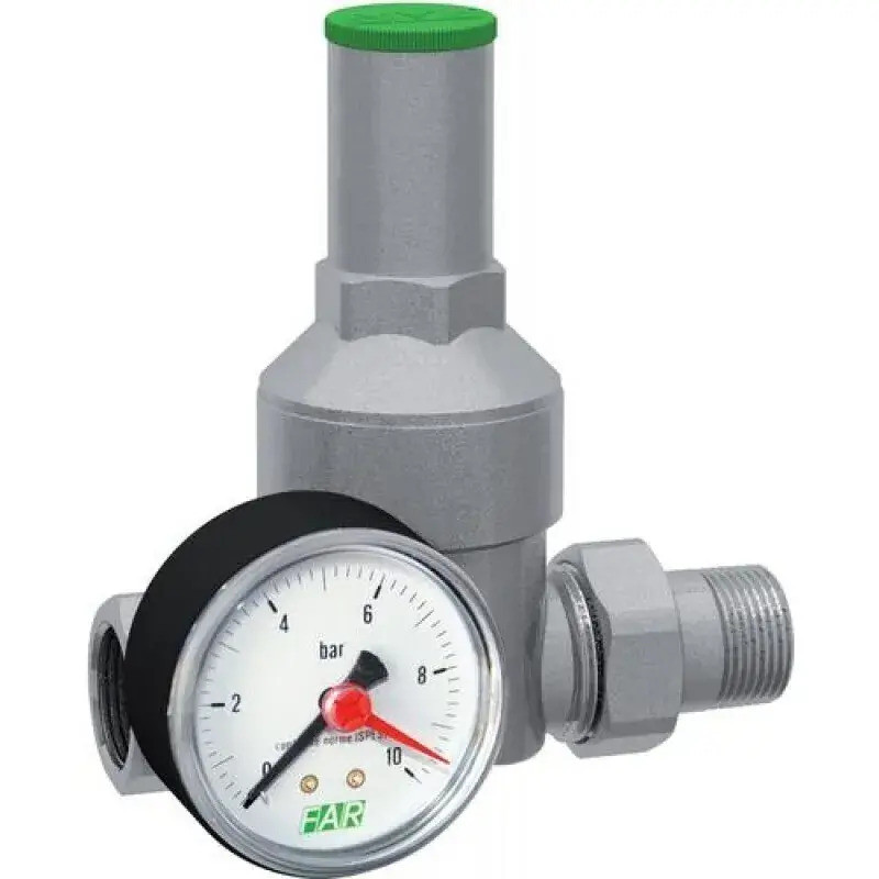 Редуктор давления хром 1/2 с манометром FA 2835 12 FAR фото 1 &mdash; Multielectrika