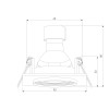 Встраиваемый точечный светильник 25006/01 фото 38 &mdash; Multielectrika