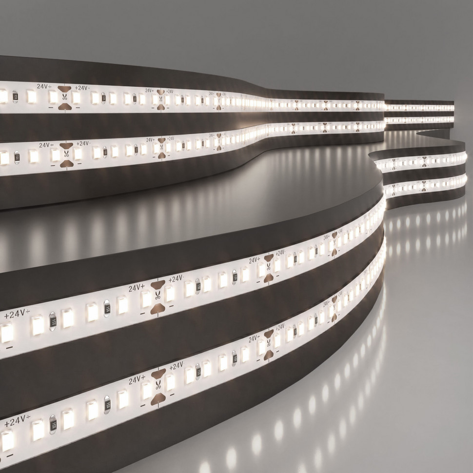 Лента светодиодная 180Led 12 Вт IP20 3000K теплый белый, 5м 2835 24V 180Led 12W IP20 фото 1 &mdash; Multielectrika