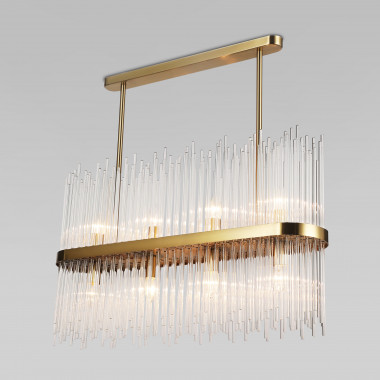 Умная подвесная люстра со стеклянным рассеивателем 486/8 — Multielectrika