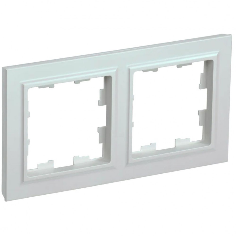 Рамка на 2 поста IEK Brite РУ-2-БрЖ жемчуг фото 1 — Multielectrika