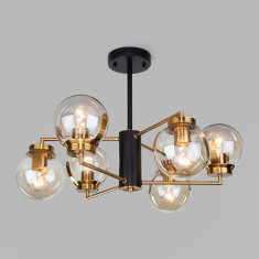 Потолочная люстра в стиле лофт 70118/6 черный &mdash; Multielectrika