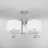 Потолочная люстра с абажурами 60115/5 хром фото 5 — Multielectrika