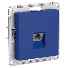 Розетка RJ-11 Systeme Electric AtlasDesign, аквамарин &mdash; Multielectrika