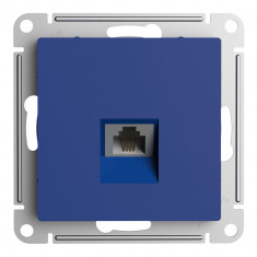 Розетка RJ-11 Systeme Electric AtlasDesign, аквамарин &mdash; Multielectrika