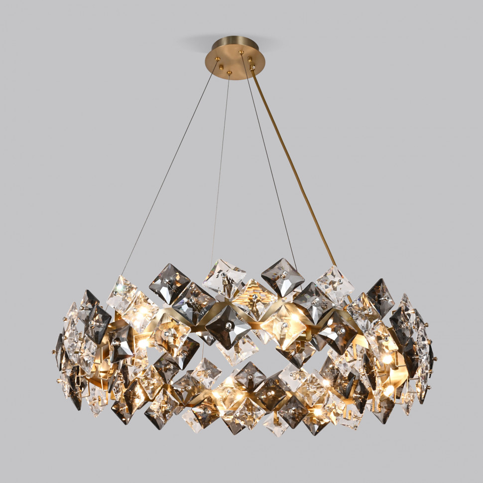 Умная подвесная хрустальная люстра 371 Strotskis Smart фото 1 — Multielectrika