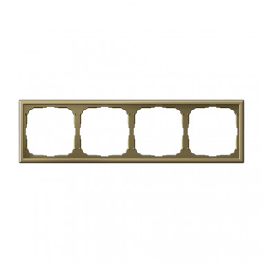 Рамка на 4 поста Systeme Electric ArtGallery золото — Multielectrika