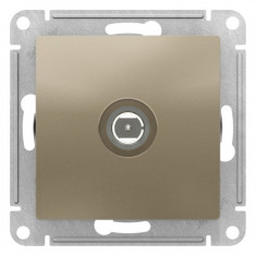 Розетка TV Schneider Electric Atlas Design оконечная, шампань &mdash; Multielectrika
