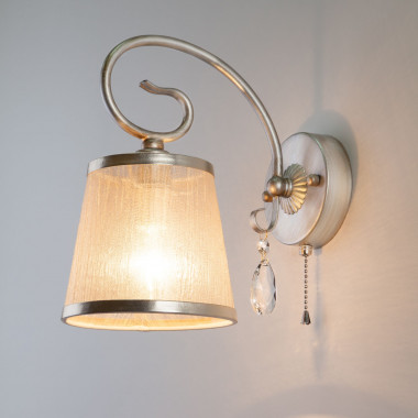 Бра с абажуром 60065/1 серебро — Multielectrika