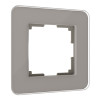 Рамка из стекла на 1 пост Elite дымчатый W0012417 фото 1 &mdash; Multielectrika