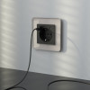 Рамка из стекла на 1 пост Elite дымчатый W0012417 фото 3 &mdash; Multielectrika