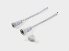 Силиконовая заглушка с нижним выводом провода для ленты NE560, END-1018-B &mdash; Multielectrika