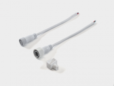 Силиконовая заглушка с нижним выводом провода для ленты NE560, END-1018-B — Multielectrika