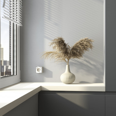 Розетка с заземлением, шторками и USB тип A+C Gallant слоновая кость W5071703 &mdash; Multielectrika