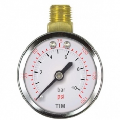 Манометр 1/4" 10бар радиальный с верх.подкл. Y50C-10 TIM &mdash; Multielectrika
