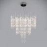 Подвесная светодиодная люстра с пультом управления и декором из акрила 91102 LED