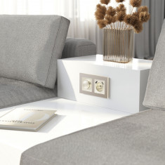 Рамка из стекла на 2 поста Senso шампань soft-touch W0023111 &mdash; Multielectrika
