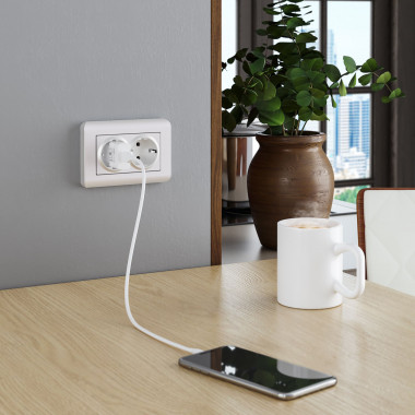 Розетка двойная с заземлением (перламутровый рифленый) W1172013 — Multielectrika