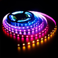 Светодиодная лента Бегущая волна 12 В 7,2 Вт/м 30 Led/м 5050 IP65, RGB, 5 м Лента светодиодная 12V 7,2W 30Led 5050 IP65 бегущая волна, 5м &mdash; Multielectrika