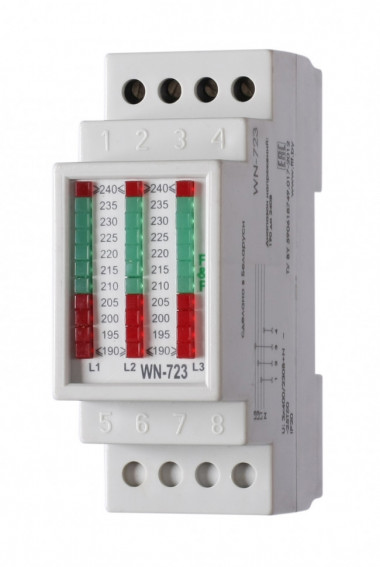 Указатель напряжения (измерения и отображения на светодиодной шкале величины напряжения в трехфазной сети переменного тока) WN-723 — Multielectrika