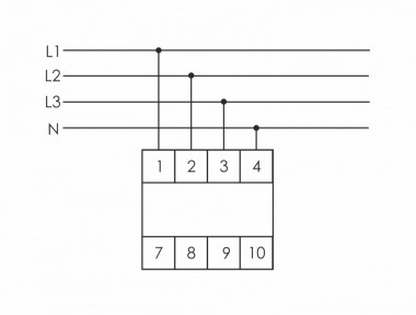 Указатель напряжения (измерения и отображения на светодиодной шкале величины напряжения в трехфазной сети переменного тока) WN-723 — Multielectrika