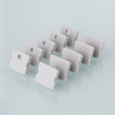 Комплект заглушек для накладного алюминиевого профиля светодиодной ленты (10 пар) ZLL-2-ALP001-R &mdash; Multielectrika