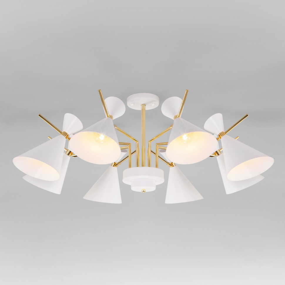 Потолочная люстра в стиле лофт 70114/8 белый фото 1 — Multielectrika