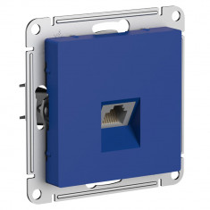 Розетка RJ-45 Systeme Electric AtlasDesign кат. 5Е, аквамарин &mdash; Multielectrika