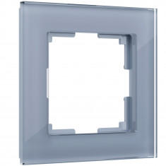 Рамка из стекла на 1 пост Favorit серый W0011115 &mdash; Multielectrika