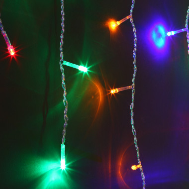 Новогодняя гирлянда бахрома мульти 1,8*0,5м IP20 100-001 — Multielectrika