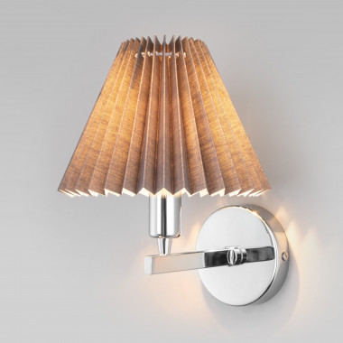 Настенный светильник с тканевым абажуром 60136/1 хром/графит &mdash; Multielectrika